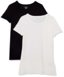 Amazon Essentials Womens Regular-Fit Short-Sleeve Crewneck T-Shirt, 2-pack (£4.20 subscribe & save)
