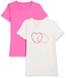 Amazon Essentials Womens Short-Sleeve Crewneck T-Shirt (2-Pack)