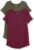 Amazon Essentials Womens Short-Sleeve Scoopneck Tunic, Pack of 2 size S