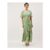Amber Flutter Floral Print Maxi Dress Green – Size 8