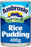 Ambrosia Ready-to-Eat Devon Original Rice Pudding, 400 g (1-Pack) Calcium-Rich, Creamy Dessert, Versatile Dessert, Perfectly Portioned, Enjoy Hot or Cold