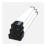 Amdelne 3-Pack 6000K Black Plug-in LED Batten Light 1.3ft IP65