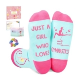 Amosking Gymnastics Gifts for Girls, Socks and Accessories