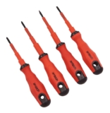 Amtech – 4pc Screwdriver Set, Compact Slotted & Phillips Drivers