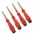 Amtech – 4pc Screwdriver Set, Compact Slotted & Phillips Drivers