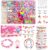 Amteker Bracelet Making Kits for Girls, Jewellery Making Kit Birthday Presents Unicorn Gifts for Teenage Girls Arts Craft Kits for Kids Age 4-9, DIY Beads Friendship Bracelet Making Kit 24 Colours