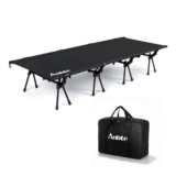 Anbte 80cm Extra Wide Camping Cot, 200kg Capacity, Storage Bag