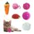 Andiker 6-Piece Cat Toy Set with Crinkle Balls
