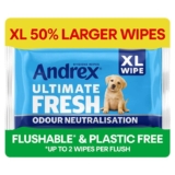 Andrex Ultimate Fresh XL 50% Larger Hygiene Wipes Odour Control Moist Toilet Tissue Pack
