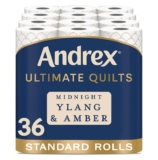 Andrex Ultimate Quilt Toilet Roll36 Toilet Rolls with Midnight Ylang & Amber, 3-Ply, Bulk Buy, Soft, Thick Sheets (£17.99 S&S)