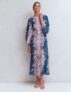 Angel Sleeve Boat Neck Dress Tourmaline Blue, Orchid Canopy