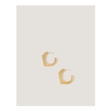 Angular Hoop Earrings