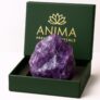 Anima Amethyst Crystal – Large 4-5cm Deep Purple Natural Raw Amethyst Stone for Peace, Clarity, Sleep & Intuition – Ethically Sourced, Presented in Elegant Gift Box