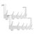 Anjuer 6-Hook Door Hooks, 20 Kg Max Load