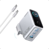 Anker 100W USB C Charger, 3-Port Fast Charger Plug, Ultra-Compact GaN Laptop Charger, Silver / Grey – Sold by AnkerDirect UK / FBA