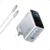 Anker 100W USB C Charger, 3-Port Fast Charger Plug, Ultra-Compact, Smart Display, Silver/Dark Grey – with Prime – Sold by AnkerDirect UK FBA