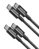 Anker 60w USB C to USB C Nylon Cable (3ft/0.9m, 2-Pack) Sold by AnkerDirect UK / FBA