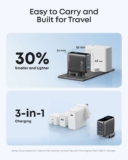 Anker Charger (100W, 3 Ports, Smart Display) – w/onsite code