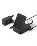 Anker MagGo 3-in-1 Wireless Charging Station, MagSafe-Compatible Qi2 Certified 15W Stand(Incl 40W USB C Charger) Sold by AnkerDirect UK FBA
