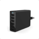 Anker PowerPort 60 W 6-Port Family-Sized Desktop USB Charger with PowerIQ , Black – Sold by AnkerDirect UK / FBA