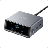 Anker Prime 250W USB C Charger, 6-Port, GaN, LCD Display and Smart Control Dial (with code) sold by Anker Official Shop