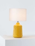 Annie Ceramic Table Lamp, Saffron