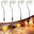 Anordsem Solar Lights Outdoor Garden: Weatherproof LED Diamond Stake Lamp 4 Pack – Warm Fairy Lighting Christmas Decoration for Fence Patio Dalcony – Gardening Gifts for Women Mum Wife