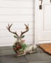 Antiqued Gold Sitting Deer