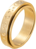 Anxiety Ring for Women Spinner Ring Stainless Steel Fidget Toys Adults Fidget Spinner Rings Fidgit Ring