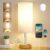 Aooshine Bedside Lamps, Table Lamp for Living Room Bedroom, Touch Lamps Bedside with USB AC Charging Ports, Dimmable Small Lamp with Fabric Shade for Kids Room, Study, Dorm, Office(Bulb Included)