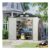 Aoxun 6×4 Ft Metal Garden Shed Heavy Duty Storage