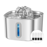 Apauk 3.2L Stainless Steel Cat Water Fountain