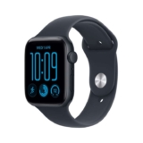 Apple Watch SE 3, 44mm, Midnight Aluminium Case, GPS Cellular 2026 – Navy Blue Sport Band – M/L