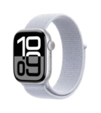 Apple Watch Series 10 GPS 42mm Silver Aluminium Case with Blue Cloud Sport Loop