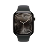 Apple Watch Series 10 GPS Cellular, 46mm Titanium Case with Sport Band S/M or M/L £348.97 in Black/Stone Grey or Starlight