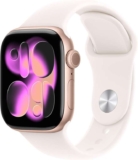 Apple Watch Series 11 GPS 42mm Smartwatch with Rose Gold Aluminium Case S/M (Prime Day Deal)