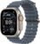 Apple Watch Ultra 3 GPS Cellular 49mm Smartwatch with Rugged Natural Titanium Case with Anchor Blue Ocean Band – Prime Price