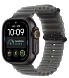 Apple Watch Ultra 4 GPS Cellular 49mm Black Titanium Case with Translucent Black Ocean Band – With Code