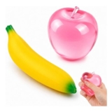 Apple and Banana Squishies: Gentle Fidget Toys for Students