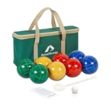 ApudArmis 90mm Bocce Ball Set for Beach and Lawn