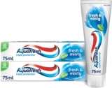 Aquafresh Toothpaste Triple Protection Fresh & Minty, 3 in 1 Protection, Pack of 2 x 75ml