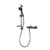 Aqualisa Sierra Matt Black Rear Fed Manual Mixer Shower