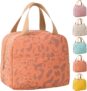 Arae Lunch Bag Women Men – Reusable Leakproof Cooler Tote Lightweight Thermal Lunchbox for Office, Gym, Beach & Travel (Orange)