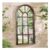 Arched Garden Mirror in Antique-Bronze Weatherproof & Decorative