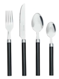 Argos Home 16 Piece Cutlery Set – Black – Free C&C