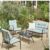 Argos Home Classic 4 Seater Garden Sofa Set – Metal with code
