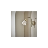 Argos Home Curico Glass Wall Light – Brass & White