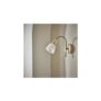 Argos Home Curico Glass Wall Light – Brass & White