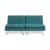 Argos Home Duo Fabric Clic Clac Sofa Bed – Teal581/6990