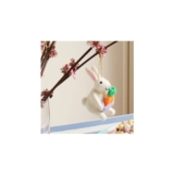 Argos Home Handcrafted Felt Bunny with Carrot Ornament
